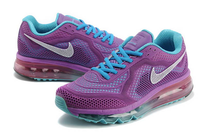 Nike Air Max 2014 KPU Chaussures Femmes Violet Bleu (1)